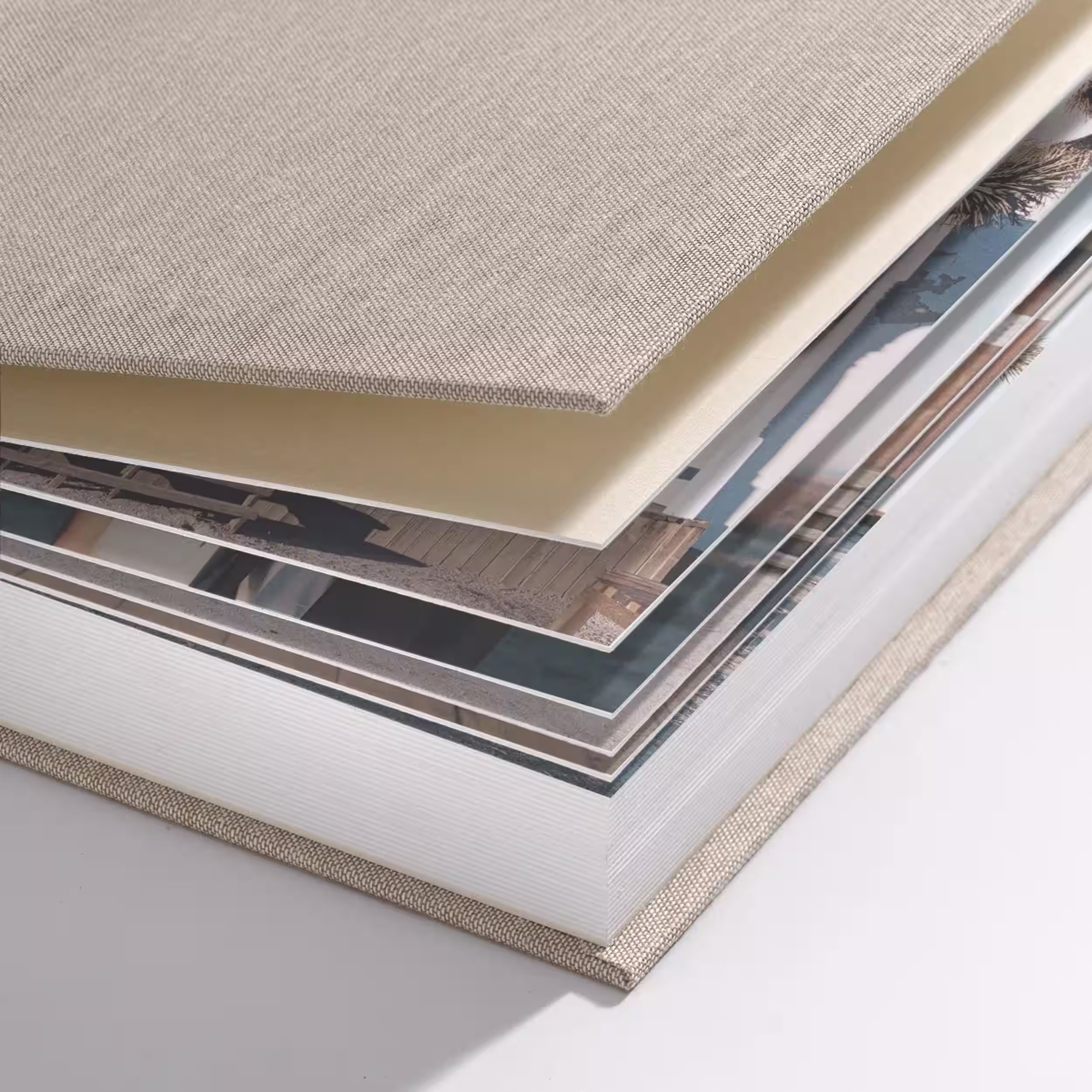 Beautiful linen cover detail