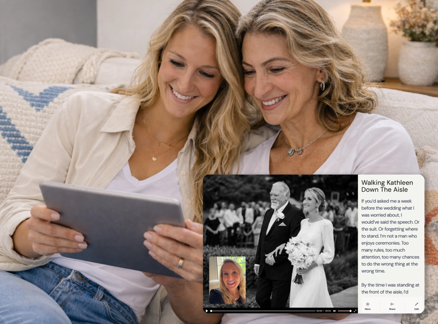 Share stories with the people you love